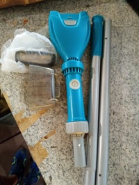 Bazénový vysávač na batérie Bestway AquaTech 150 cm, tyrkysovo-sivý – neúplný, netestovaný (funkčné batérie) (stav: pozri 2. obrázok) 2