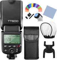 Godox TT600 2.4G Vezeték Nélküli Vaku GN60 1/8000s HSS - Canon Nikon Pentax Olympus Fujifilm Kompatibilis Rendszervaku 1