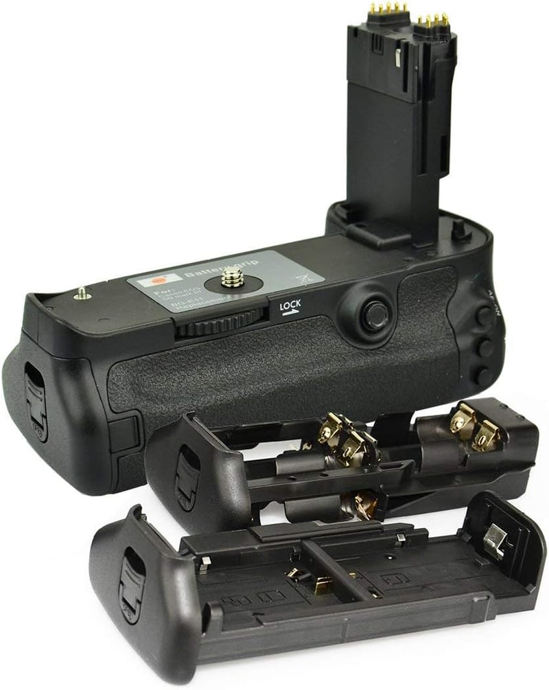 DSTE BG-E11 Akkumulátor Markolat + 2db LP-E6 Akkumulátor + USB Töltő Canon EOS 5D Mark III 5D3 Fényképezőgéphez - 7.4V/2600mAh

AI: I've cre