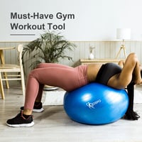 Jospo Fekete Fitness Labda Pumpával - 350kg Teherbírású Yoga Ball S-es Méret 6