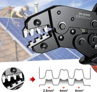 Preciva Napelem Krimpelő Fogó 2.5/4.0/6.0mm² PV Kábelekhez 2
