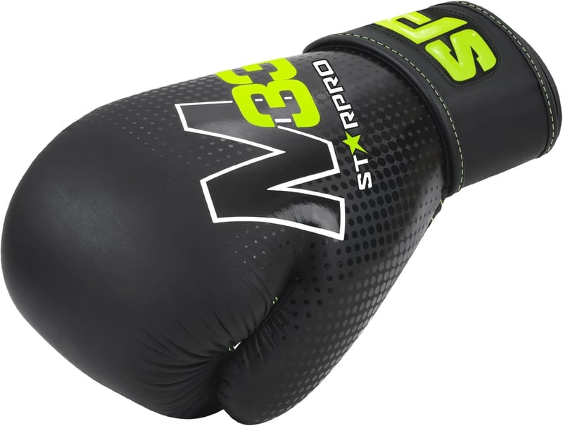 Starpro Bokszkesztyű 10 oz - Fekete, Műbőr, Unisex Edzőkesztyű