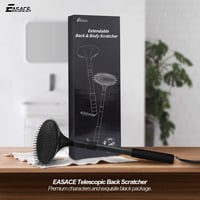 EASACE XXL Teleszkópos Hátvakató 55cm - Állítható, Kihúzható, Fekete 6