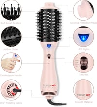 PARWIN PRO BEAUTY 4 az 1-ben Ionos Hajformázó Körkefe, 1000W, Rózsaszín 5
