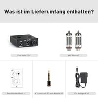 Fosi Audio P2 csöves fejhallgató-erősítő, alacsony zajszintű Hi-Fi előerősítő 7