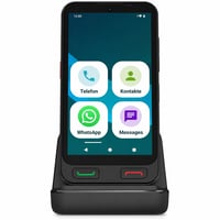 Pametni telefon SPC Zeus 2 za starije osobe, crni, ekran od 5 inča, 64 GB, XXL ikone, SOS tipka, stanica za punjenje, Android – (stanje: vidi 2. sliku) 4