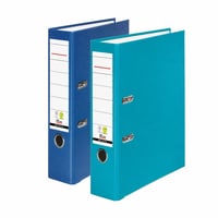 Falken PP-Color iratrendező 2 db, 8 cm széles, DIN A4, kék Ocean színű — 1 db hiányzik, 2 db görbült (állapot: lásd a 2. képet) 1