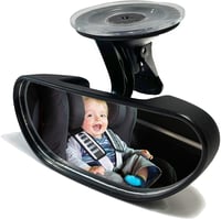 Kitbest Baba Autótükör 360° Forgatható Hátsó Üléshez, Törésálló Visszapillantó Tükör Csecsemőknek és Kisgyerekeknek 1