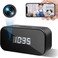 IGZYZ 4K WiFi Rejtett Kamera Óra - Éjjellátó, Mozgásérzékelő, 120° Látószög 1