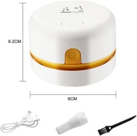 Hordozható USB-s Mini Asztali Porszívó Morzsákhoz és Billentyűzethez 7