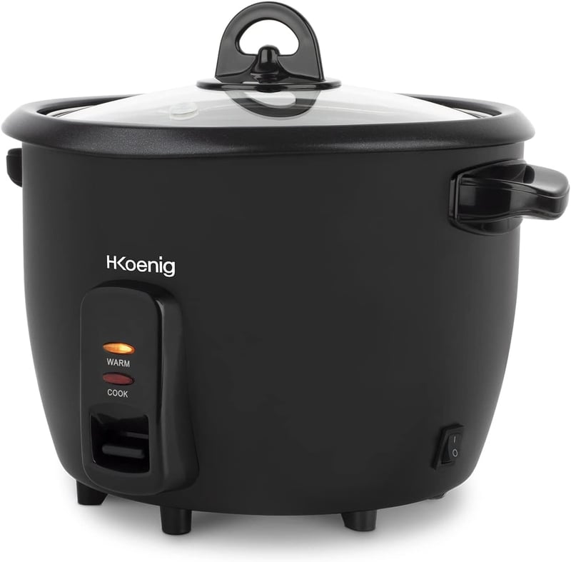 Koenig ORYZA8 1,8L-es rizsfőző, tapadásmentes edénnyel és melegen tartó funkcióval