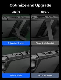 JSAUX Steam Deck védőtok állítható állvánnyal - Ütés- és karcálló 6