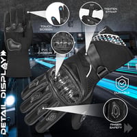 BEAST RAGE Téli Motoros Kesztyű - Vízálló, Szélálló, Érintőképernyős, Hőszigetelt Kesztyű Motorozáshoz, Férfiaknak és Nőknek, Kék, L Méret 2