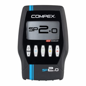Compex SP 2.0 Uređaj za elektrostimulaciju mišića za sportaše, crni - Električni stimulator mišića, nepotpun set dodataka, stanje kao novo