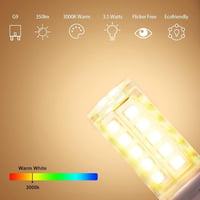 Tailcas G9 LED Izzó 3.5W Meleg Fehér 3000K 5db Csomag 4