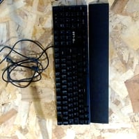 Tastatură mecanică de gaming G-Lab Keyz Carbon Ex, iluminare RGB, switch-uri albastre — Prezintă urme de utilizare (stare: vezi imaginea 2) 2