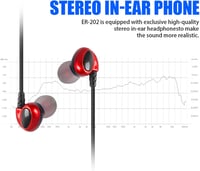 D Debra Audio PRO ER-202 UHF Dupla Csatornás Vezeték Nélküli Fülmonitor Rendszer Adóval és Vevővel Színpadi, Stúdió és Zenész Használatra 4