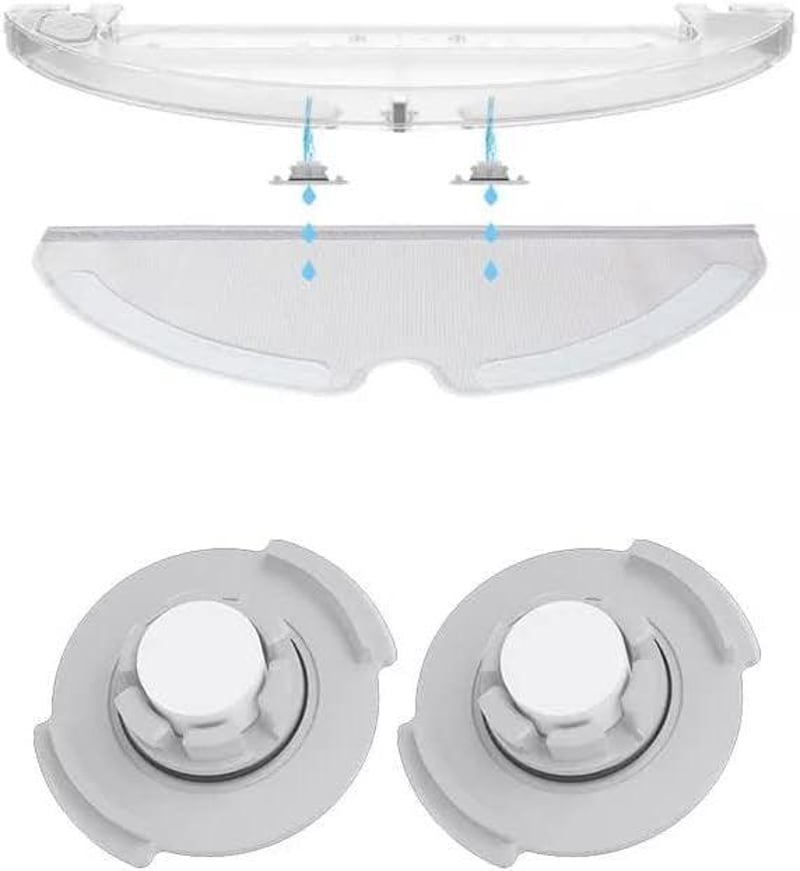 Roborock Robotporszívó Víztartály Szűrő 12db - S50 S55 S6 S5Max T60 T6 Kompatibilis