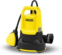 Kärcher SP 9.000 Lapos Merülőszivattyú 9000 l/h - Szennyezett Vízhez, 7m Merülési Mélység, 5mm Szemcseméretig, 1mm Maradékvíz Magasság 1