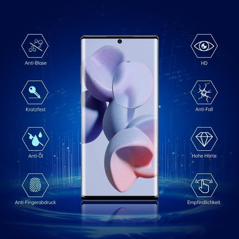 Samsung Galaxy Note 10 Plus edzett üveg védőfólia - karcolás- és ujjlenyomatmentes
