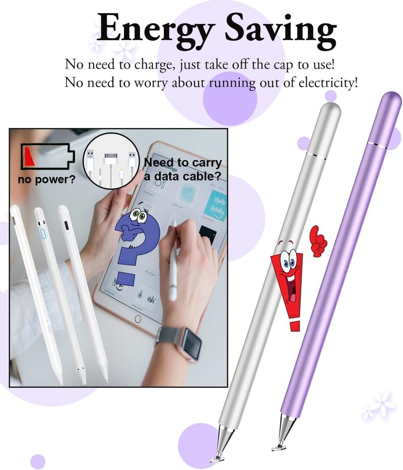 Apple Pencil alternatíva: Kenkor Active Stift - Univerzális érintőceruza iPad, Android és iOS készülékekhez