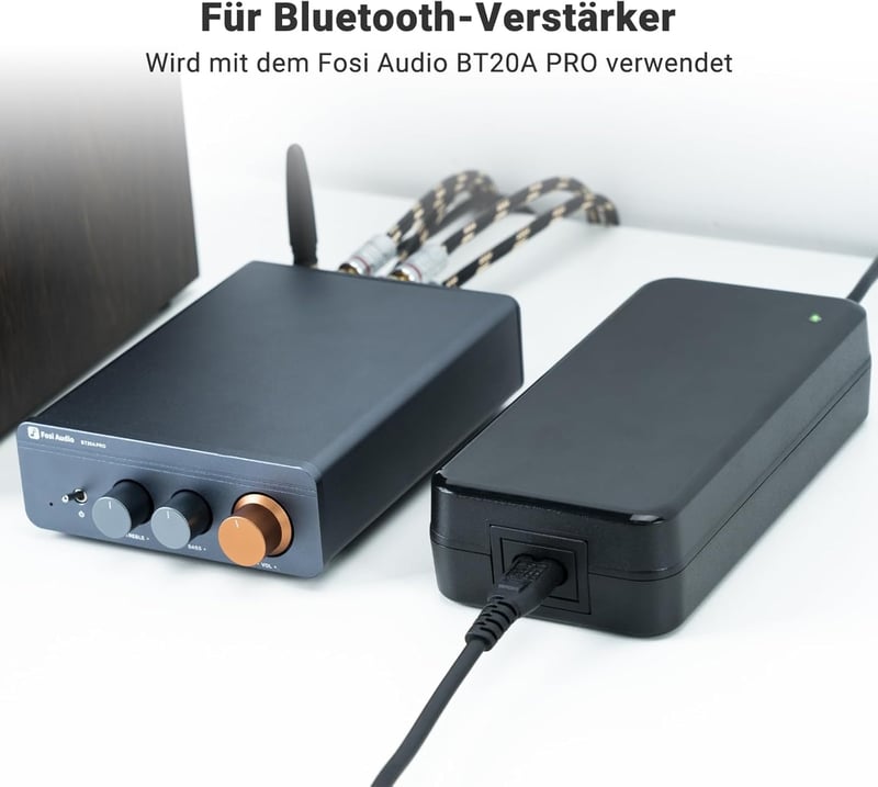 Fosi Audio 48V 5A tápegység Bluetooth sztereó erősítőkhöz és mini Hi-Fi rendszerekhez