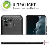 Xiaomi Mi 11 Pro Ütésálló Csúszásgátló Szilikon Védőtok 5