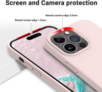 iPhone 14 Pro Púderrózsaszín Ultravékony Ütésálló Szilikon Védőtok 7