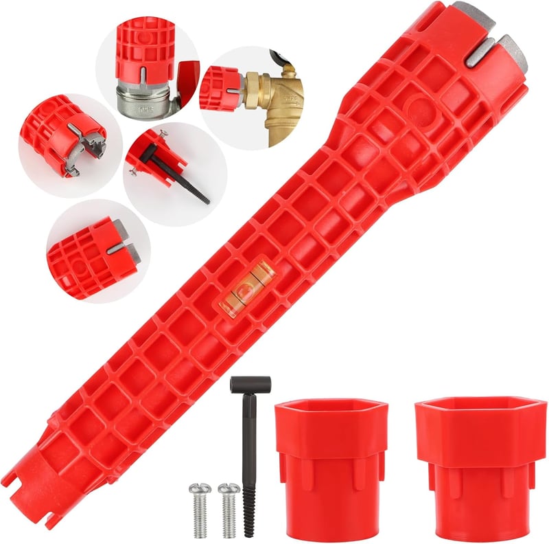 SUPRROW Univerzális Vízcsap és Mosdó Szerelőkulcs - Többfunkciós Szaniter Eszköz