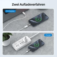ARKTEK Lightning-USB C adapter iPhone 15, Galaxy S23, Pixel 8 töltéséhez (2db, szürke) 5