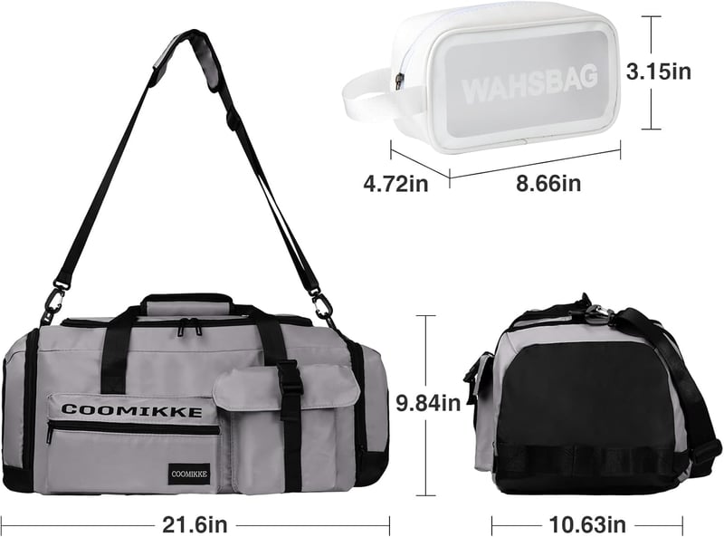 Adidas 37L Multifunkciós Sporttáska Cipőtartóval - Szürke