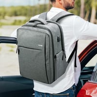 HOMIEE 15,6" Vízálló Üzleti Laptop Hátizsák USB Töltőporttal, Repülőgép Kézipoggyász Méretű 7
