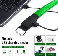 LED Karpánt 4db, USB-s Futó Fénykarperec Gyerekeknek - 2 Piros, 2 Zöld 4