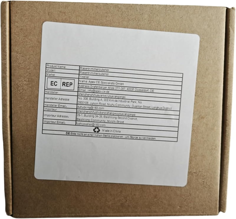 Yweller 6 db pótdob szett Parkside LIDL fűszegélynyíróhoz, PRT 550 A1-A5, B6 és PRTA 20-Li B2, C3 modellekhez, 1,6 mm-es damillal