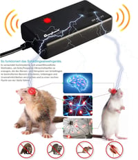 Genieforce® Ultrahangos nyestriasztó készülék - Beltéri védelem házba, padlásra, pincébe 2