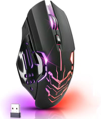 Defender Katana vezeték nélküli RGB gamer egér, csendes kattintás, 240 órás akkumulátor 1