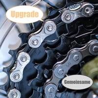 Shimano 10 sebességes fekete-ezüst kerékpárlánc, 116 szemes 5