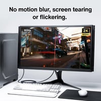 IVANKY DisplayPort kábel 4K 60Hz, 2K 144Hz, 1080p 240Hz, FreeSync G-Sync gamer monitor PC grafikus kártya 1m szürke 10