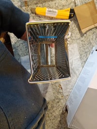 Răzătoare dreptunghiulară WMF Gourmet 8x24 cm, oțel inoxidabil, 4 fețe de răzuire, cu bază curbată pentru răzuirea cartofilor (stare: vezi a 2-a imagine) 2