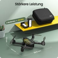Holy Stone HS440 Összecsukható Drón 1080P Kamerával - 40 Perc Repülési Idő, 2 Akkumulátor, FPV Élő Közvetítés, Hangvezérlés, Gravitációs Érz 7