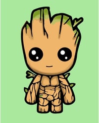 Groot Anime Olajfestő Készlet - DIY Kreatív Szett Kezdőknek 1