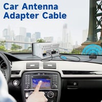 BINGFU Fakra Z - SMA Male Antenna Hosszabbító Kábel 30cm - Autós GPS, FM Rádió, Sirius XM, 4G LTE, Bluetooth Kompatibilis 7