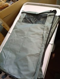 Bucătărie de camping pliabilă VEVOR cu 6 compartimente, capacitate de încărcare 50 kg — 3 rafturi crăpate, secțiune de masă îndoită (stare: vezi a 2-a imagine) 5