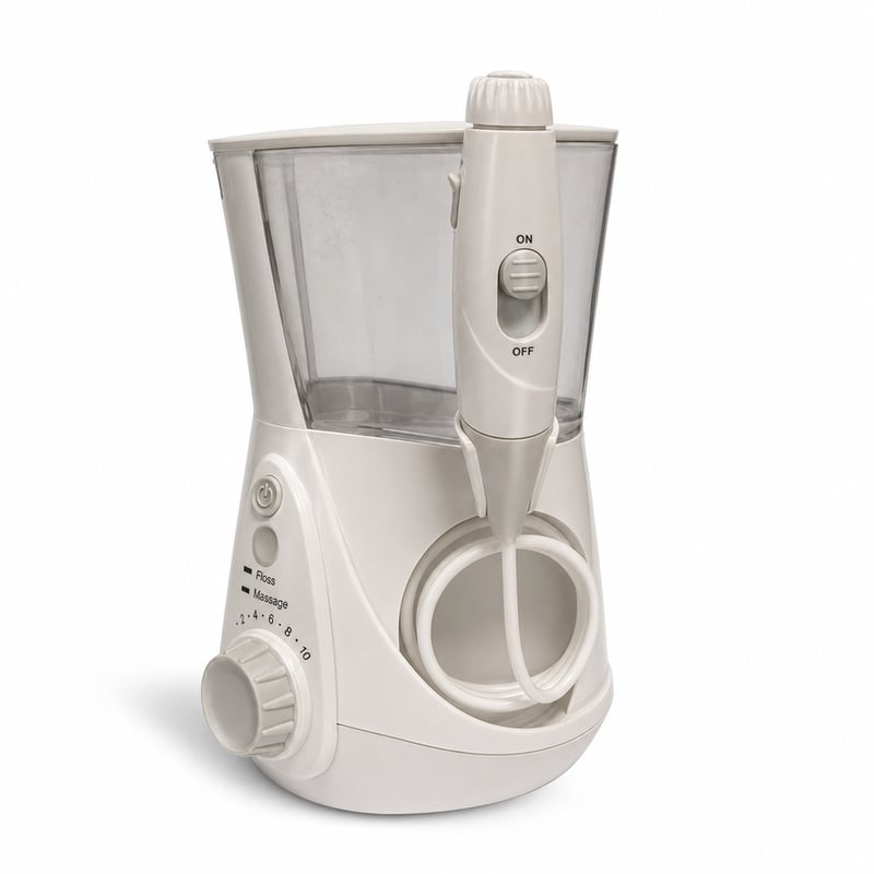 Waterpik WP-660EU Ultra Professional oralni tuš, 10 razina tlaka, bijeli – nedostaje 6 nastavaka, korišteno (stanje: vidi 2. sliku)