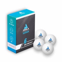 Stolnotenisová loptička JOOLA Outdoor ABS 40+ mm – Vonkajšia loptička na stolný tenis odolná voči poveternostným vplyvom, biela, 5 ks 2