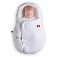 Red Castle Cocoonacover Fleur de Coton Könnyű Babapaplan - 1.0 Tog Hőtartás, Fehér Levél Minta, Pamut Anyag, Géppel Mosható 1