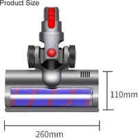 Dyson V7-V15 kompatibilis motoros turbókefe LED-del, márvány padlóhoz 7