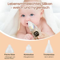 WADEO Elektromos Orrszívó Babáknak - 3 Szívóerősség, Zene és Fény 2