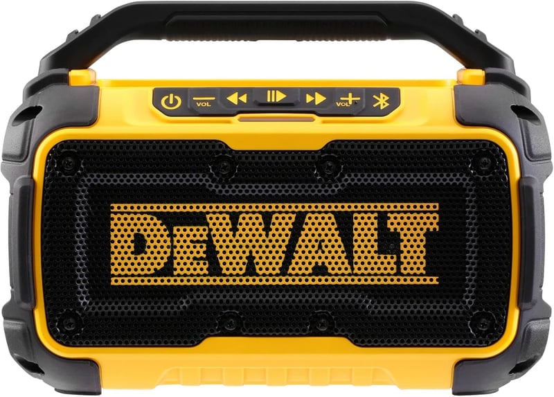 DeWalt DCR011 Bluetooth Hangszóró - Vezeték Nélküli Zenelejátszás Hordozható Kivitel, Akkumulátor Nélkül