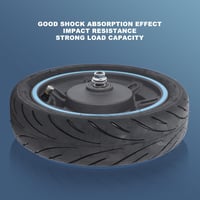 BuyWeek Defektbiztos Első Kerék MAX G30D Elektromos Rollerhez - Vákuum Gumiabroncs Csúszásgátló Felülettel, Nagy Teherbírású Cserekerék 5